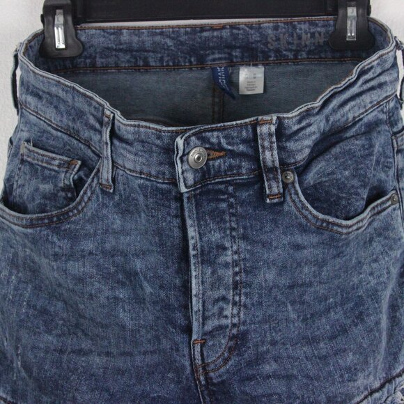 H & M, Divided Jeans, Men's 32 by 32, blue, MINIMAL USE - Picture 3 of 7